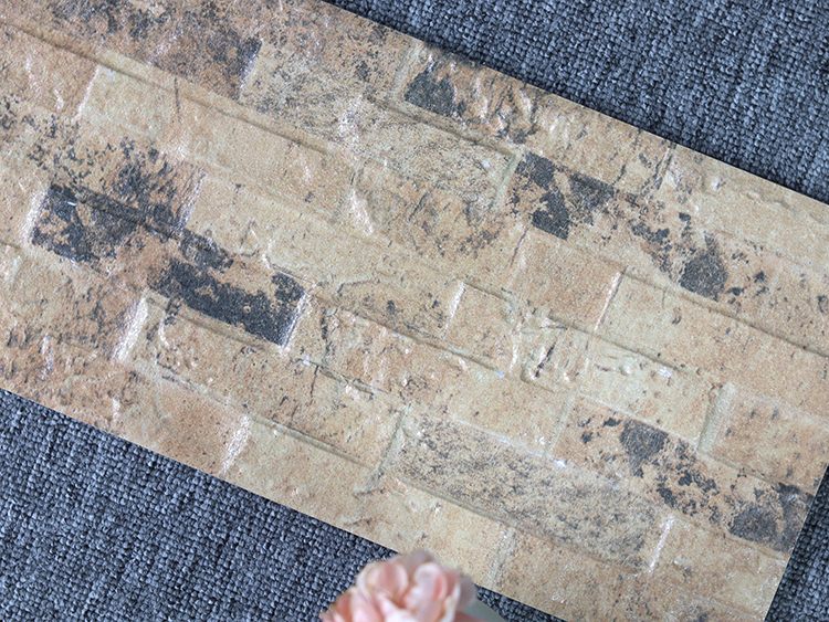 Antique Rough Stone Surface Antifreezing Courtyard Garden Country Ceramic Outdoor Wall Tiles
