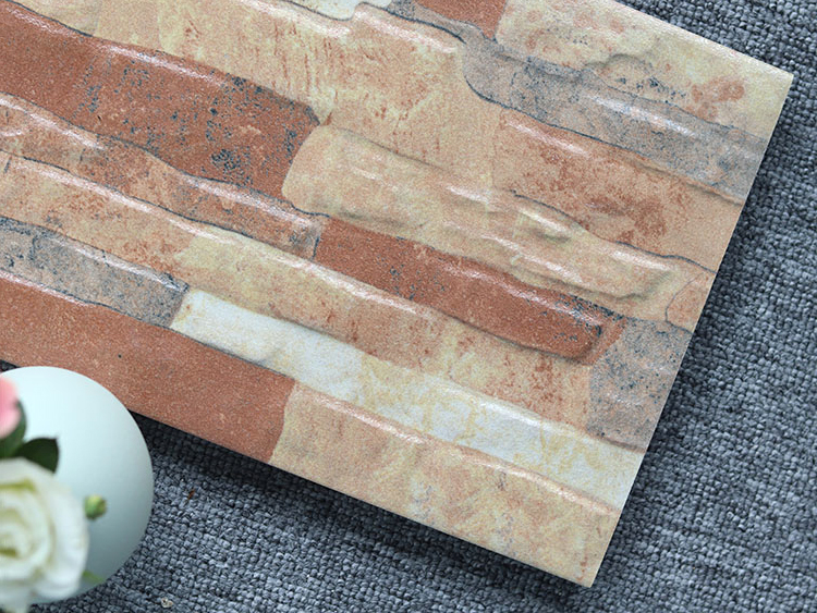 200*400 Culture Stone Background Outdoor Courtyard Balcony Porcelain Rustic Exterior Wall Tiles