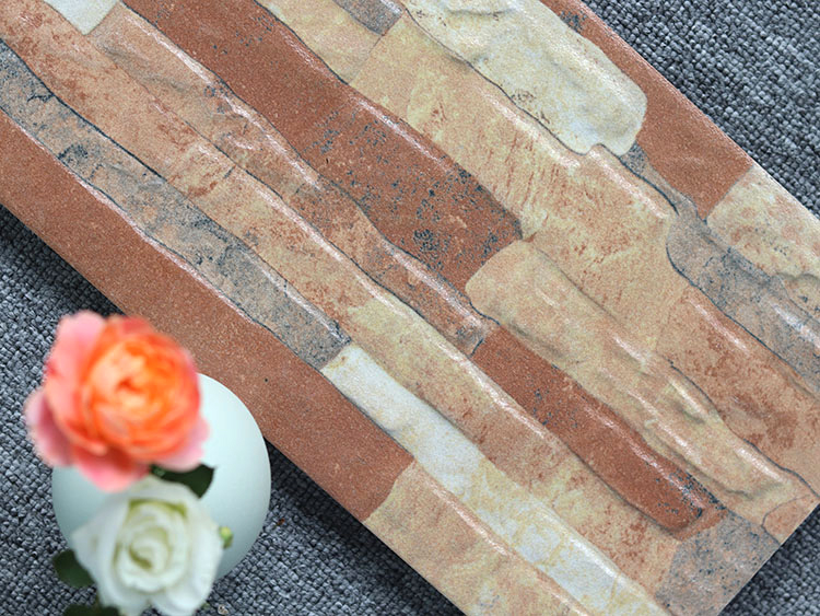 200*400 Culture Stone Background Outdoor Courtyard Balcony Porcelain Rustic Exterior Wall Tiles