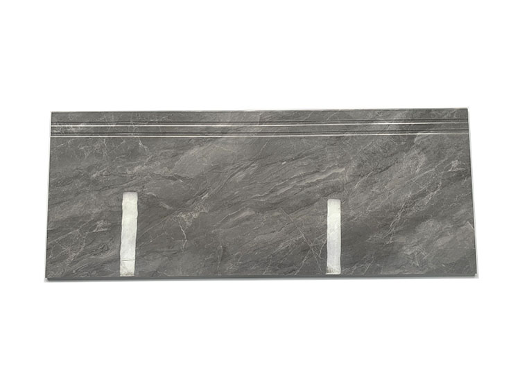 High Glossy Anti Slip Full Body Foshan Marble Look Tiles Glazed Polished Porcelain Indoor Staircase Step Tiles