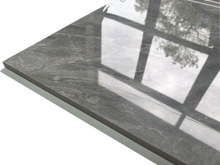 High Glossy Anti Slip Full Body Foshan Marble Look Tiles Glazed Polished Porcelain Indoor Staircase Step Tiles