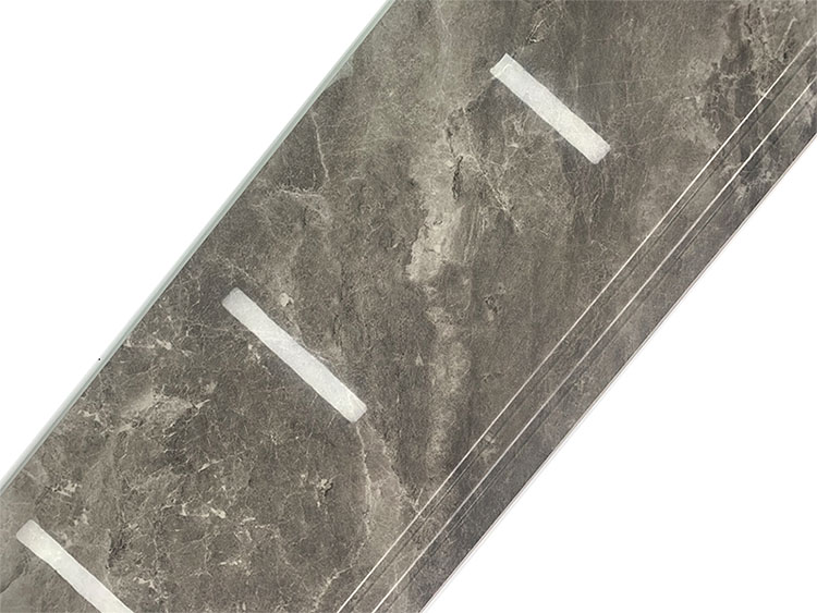 Full Polished Surface Stair Ceramic Tiles 300x1200mm Grey Color Latest Design Decorative Stair Step Tiles