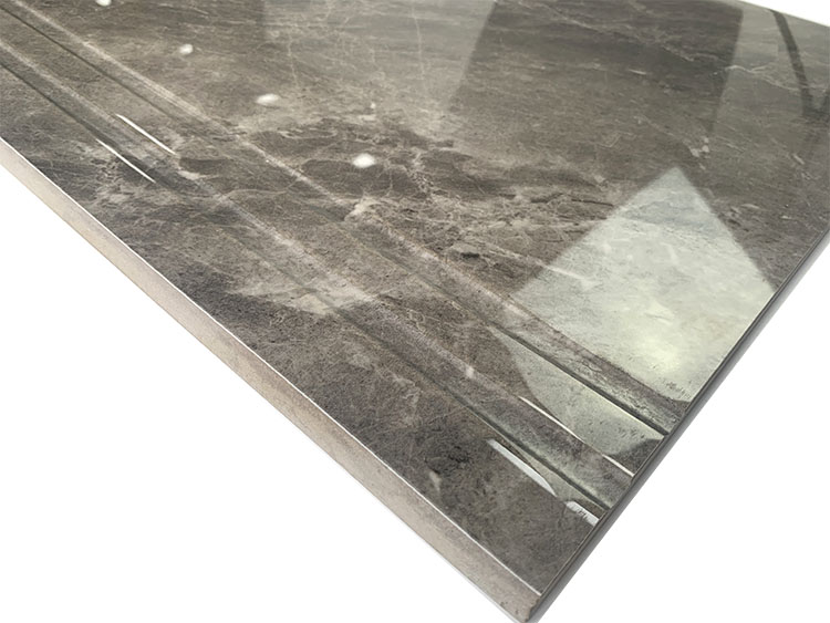 Full Polished Surface Stair Ceramic Tiles 300x1200mm Grey Color Latest Design Decorative Stair Step Tiles