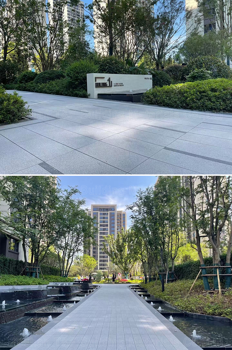 Foshan Red Color Non Slip Indoor and Outdoor Patio Garage Porcelain Granite Stone Floor Tiles