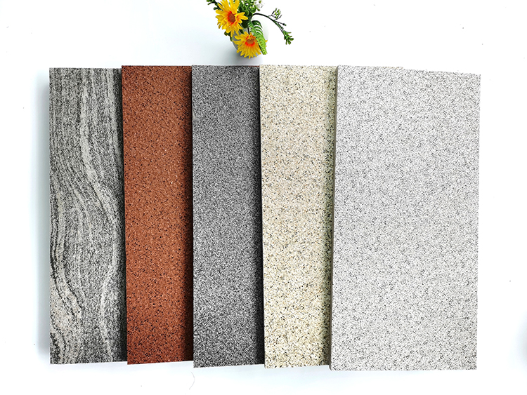 Foshan Red Color Non Slip Indoor and Outdoor Patio Garage Porcelain Granite Stone Floor Tiles