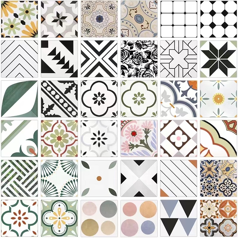 300X300 MM Small Moroccan Style Restaurant Kitchen Bathroom Balcony Wall and Floor Decorative Tiles