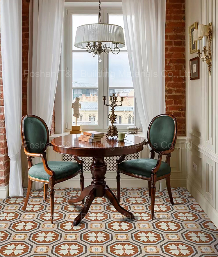 300X300 MM Small Moroccan Style Restaurant Kitchen Bathroom Balcony Wall and Floor Decorative Tiles
