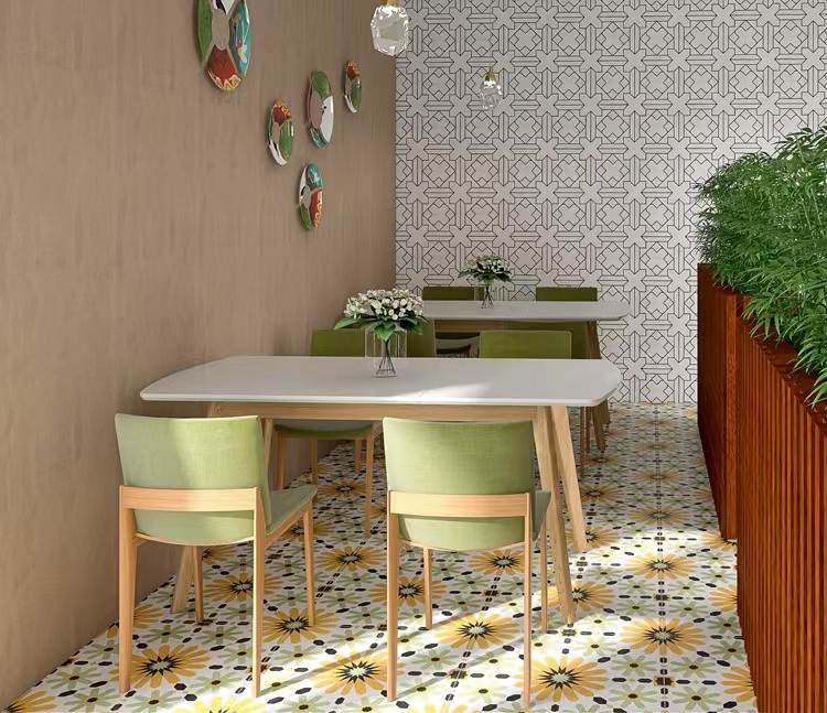 300X300 MM Small Moroccan Style Restaurant Kitchen Bathroom Balcony Wall and Floor Decorative Tiles