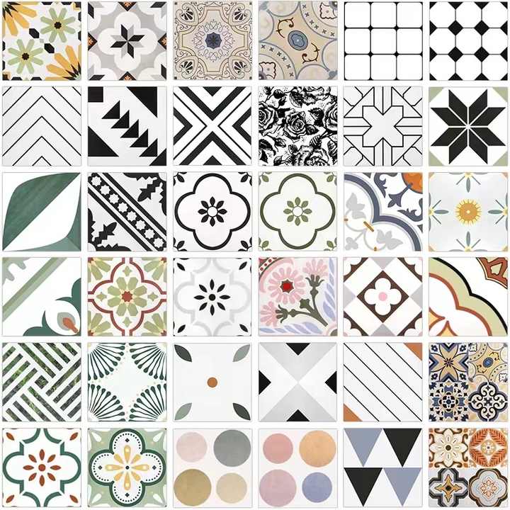 300X300 MM Small Moroccan Style Restaurant Kitchen Bathroom Balcony Wall and Floor Decorative Tiles