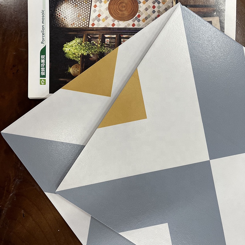 Interior 300 X 300 Colorful Pattern Non Slip Matt Glazed Porcelain Ceramic 3D Art Wall and Floor Tiles