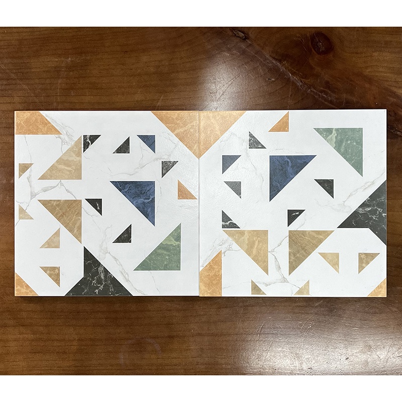 300*300 Nordic Continuous Geometric Colorful Kitchen Wall Cladding Floor Pattern Tile