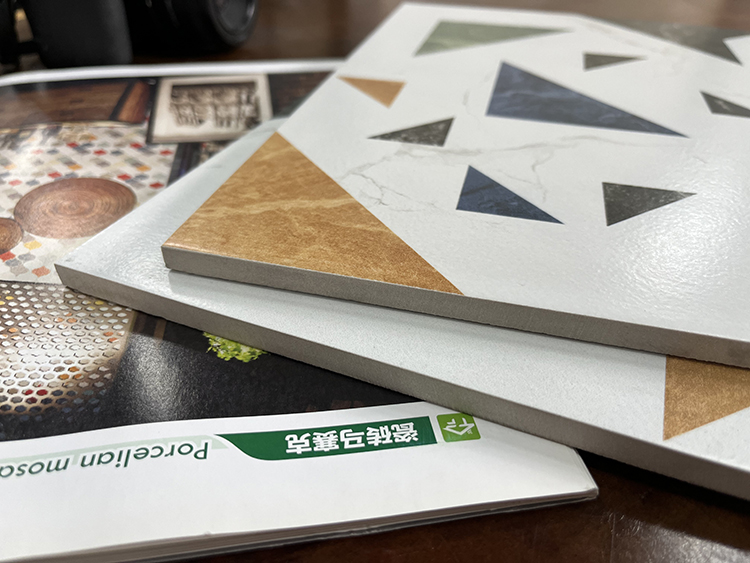 300*300 Nordic Continuous Geometric Colorful Kitchen Wall Cladding Floor Pattern Tile