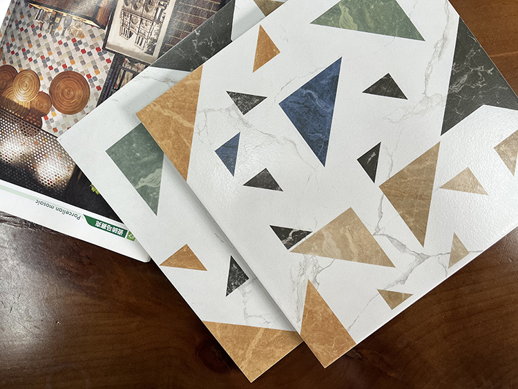 300*300 Nordic Continuous Geometric Colorful Kitchen Wall Cladding Floor Pattern Tile