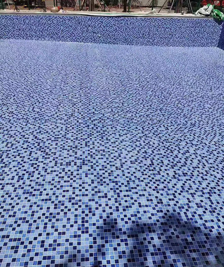 Factory Supply 300x300mm Kitchen Bathroom Wall Decor Outdoor Swimming Crystal Pool Tiles Glass Mosaics