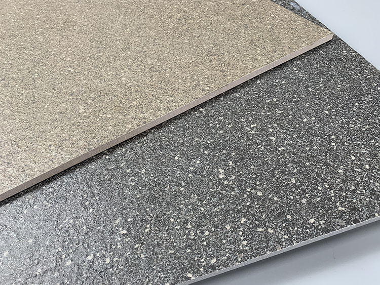Non Slip Matte Sandstone Rough Surface Full Body Black Porcelain Exterior Grey Rustic Outdoor Floor Tiles