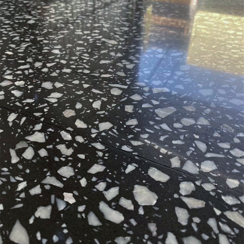 China High Quality Cement Multicoloured Terrazzo Stone Kitchen Work Table Top Slabs Tile for Floor and Wall