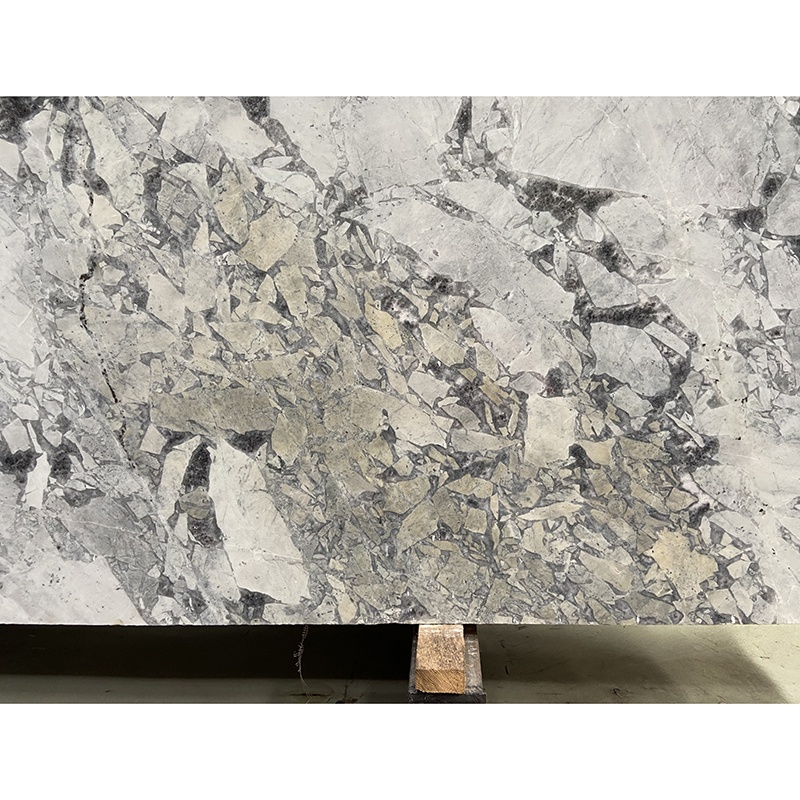 Italian Interior Wall Floor Decoration Grey Marble Big Slabs Polished Slate Natural Marble Stone
