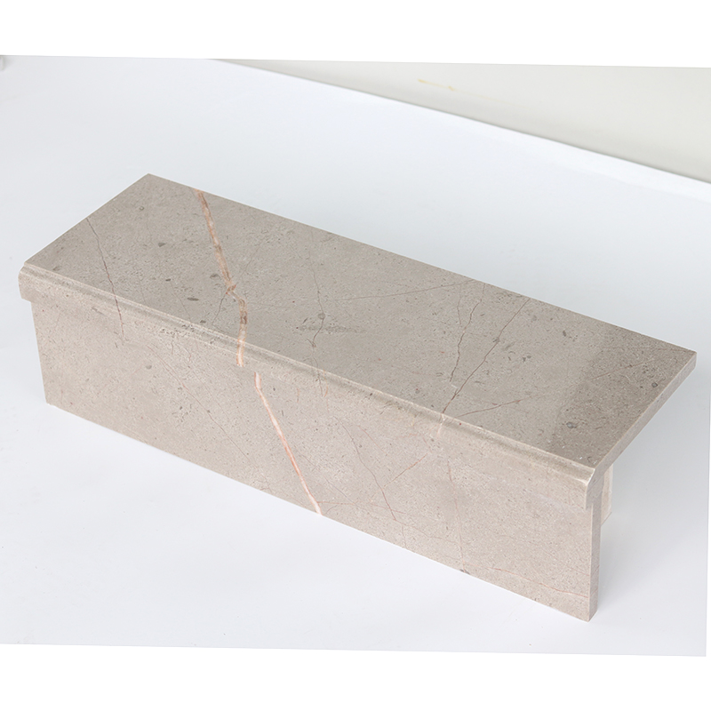 Modern Interior Villa Hotel Home Decoration Natural Marble Stair Tread Staircase