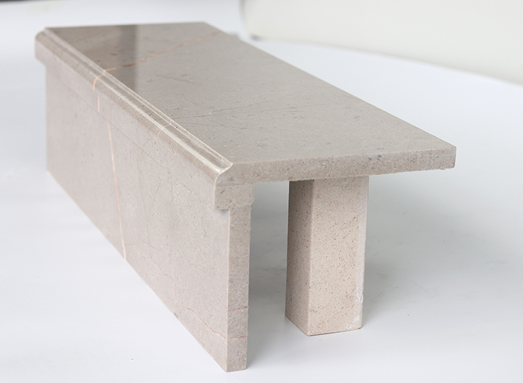 Modern Interior Villa Hotel Home Decoration Natural Marble Stair Tread Staircase