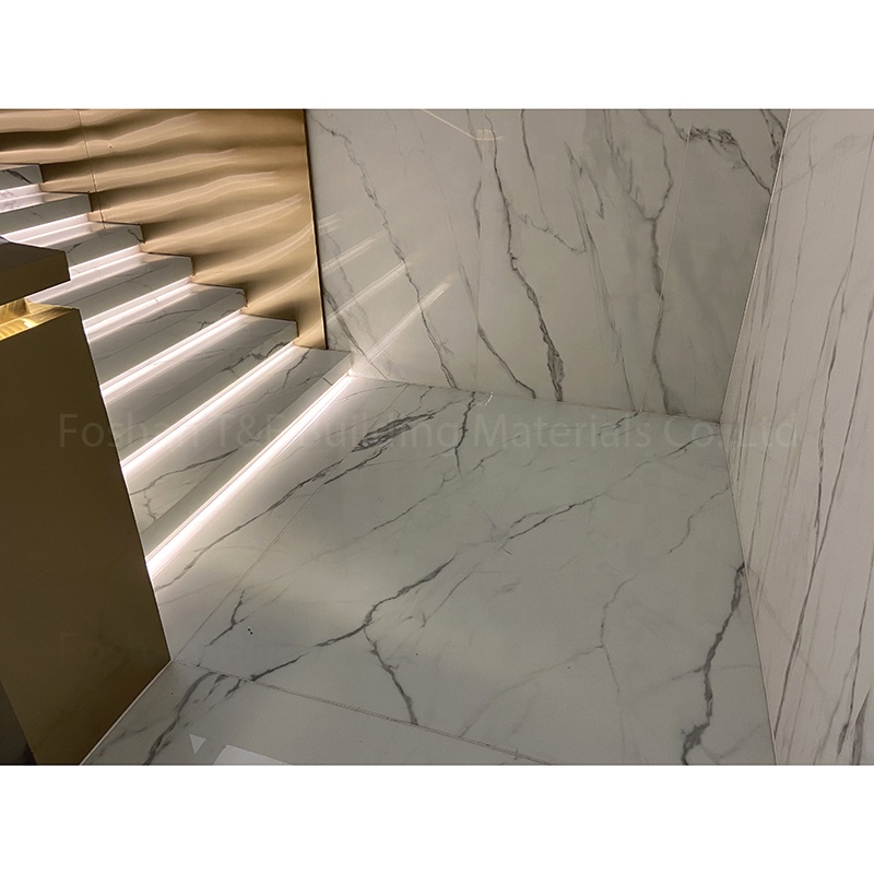 China Natural Stone Stair Steps Design Tiles Tread White Marble Stairs With Led Light
