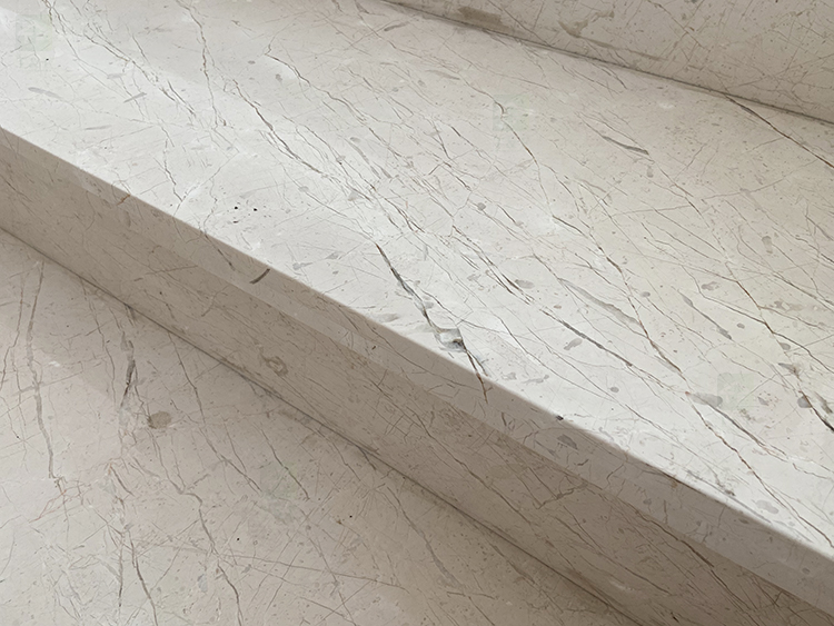 Modern Simple Straight Natural Stone Foot Steps Marble Stair Staircase