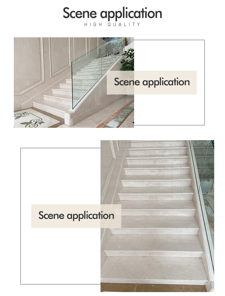 Modern Simple Straight Natural Stone Foot Steps Marble Stair Staircase