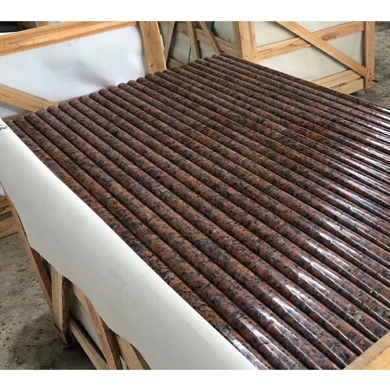 Wholesale Chinese Balmoral Maple Red Granite Natural Marble Stone Floor Stairs Polished  Granite Slab