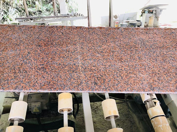 Wholesale Chinese Balmoral Maple Red Granite Natural Marble Stone Floor Stairs Polished  Granite Slab