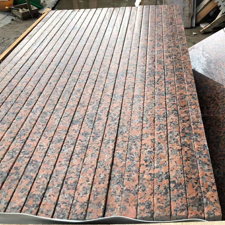Wholesale Chinese Balmoral Maple Red Granite Natural Marble Stone Floor Stairs Polished  Granite Slab