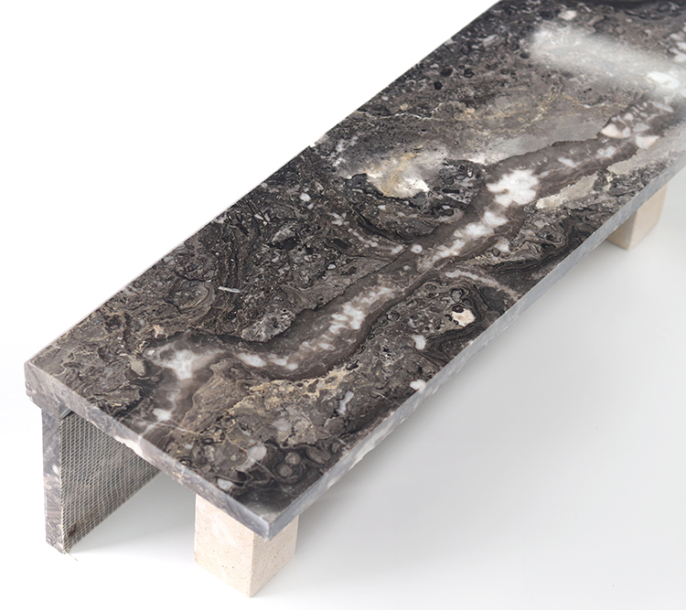 Beautiful Polished Black Brown Natural Stone Step Stair Case Tread Marble Stairs
