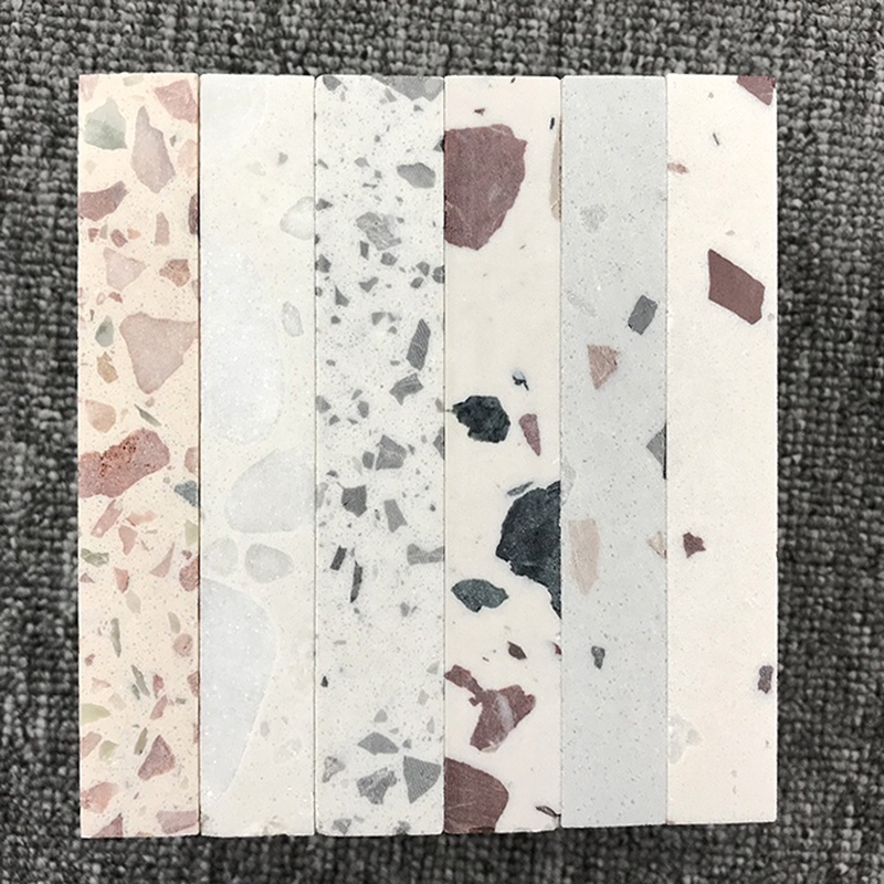High Quality Full Polished Home Decorative Terrazzo Countertop Flooring Tile for Home Decoration