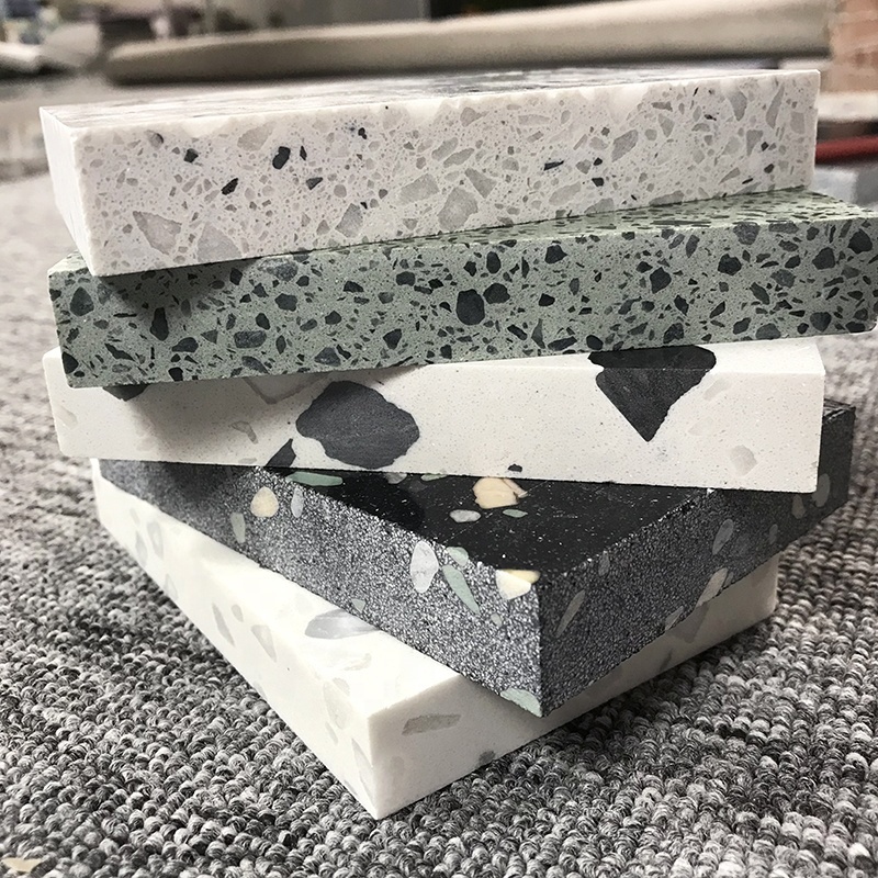 High Quality Full Polished Home Decorative Terrazzo Countertop Flooring Tile for Home Decoration