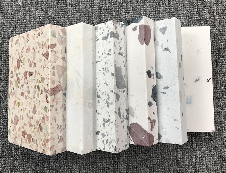 High Quality Full Polished Home Decorative Terrazzo Countertop Flooring Tile for Home Decoration