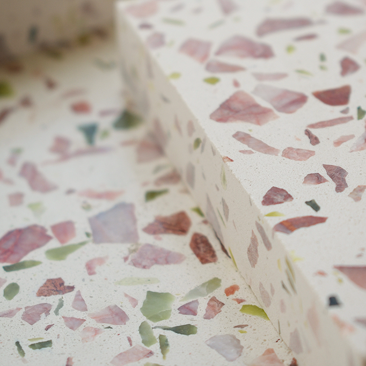 High Quality Full Polished Home Decorative Terrazzo Countertop Flooring Tile for Home Decoration