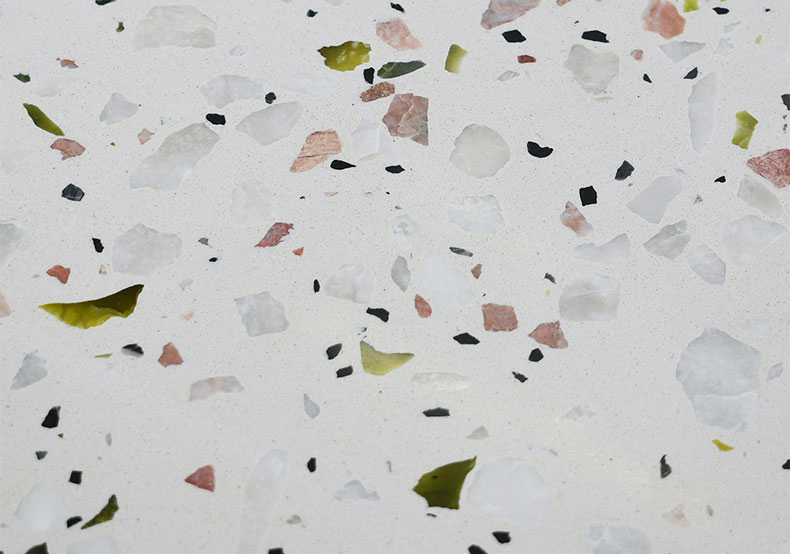 High Quality Full Polished Home Decorative Terrazzo Countertop Flooring Tile for Home Decoration