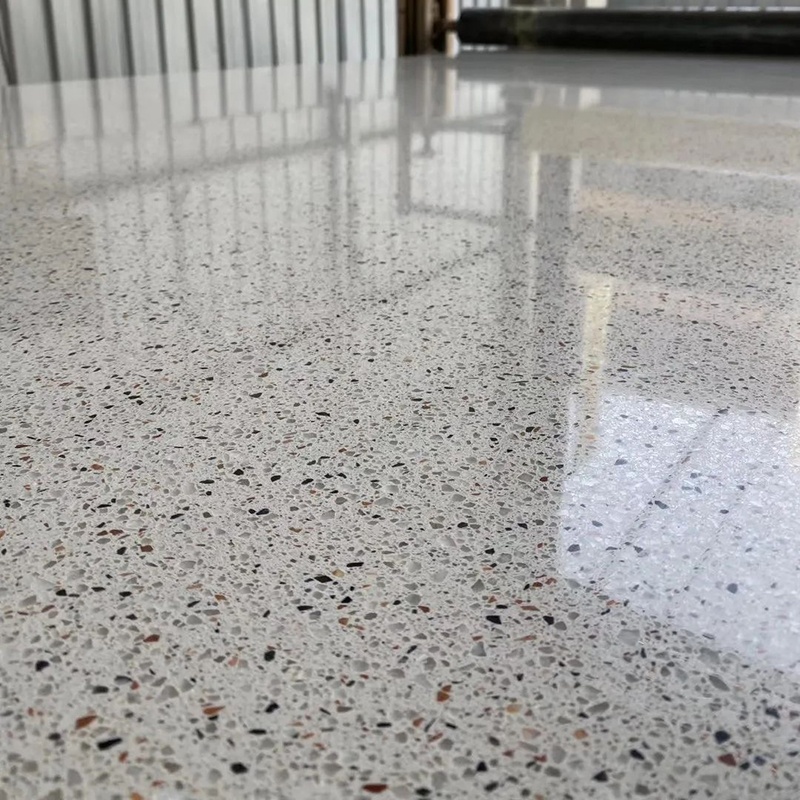Chinese Colorful Crystal Composite Vanity Counter Table Top Granite Artificial Quartz Stone
