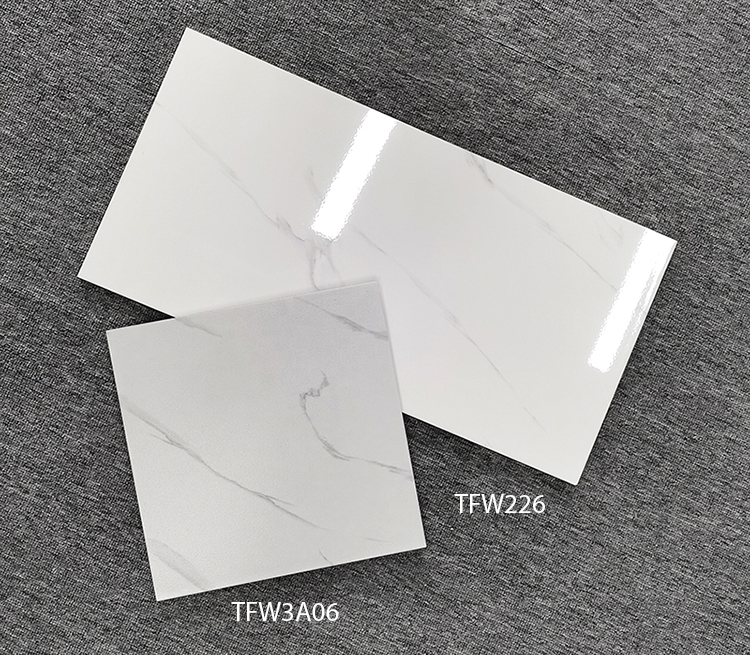 High Quality China Guangdong Hotel Kitchen Bathroom Toilet White Ceramic Wall and Floor Tiles