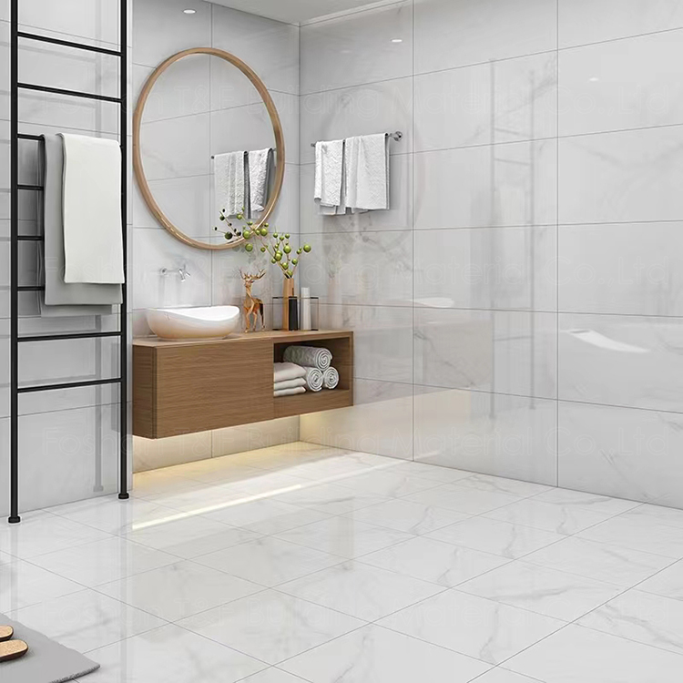 Hot Sale 300x600 Gloss Carrara White Bathroom Kitchen Bedroom Living Room Ceramic Wall Tiles