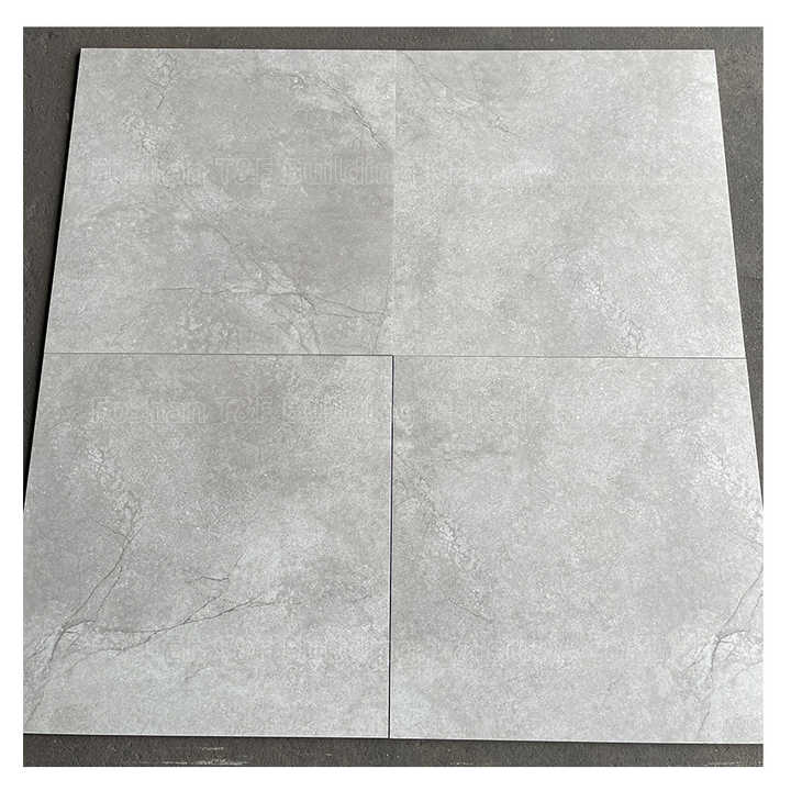 Matt 600x600 60x60cm Anti Slip Concrete Look Porcelain Rustic Floor Ceramic Cement Tiles