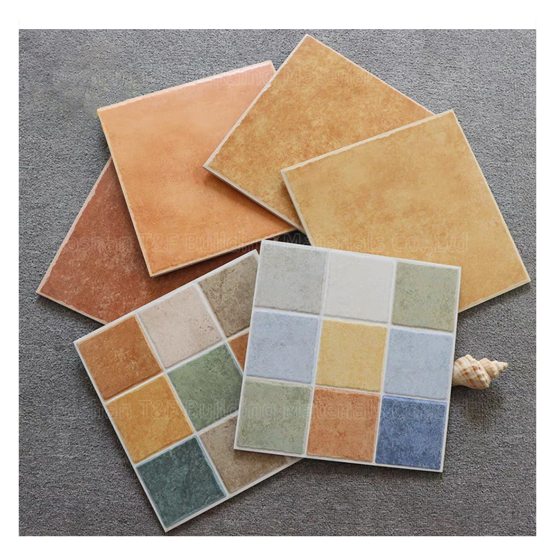 300x300mm American Pastoral Antique Rustic Bricks Anti Slip Kitchen Bathroom Wall Floor Designs Porcelain Tiles