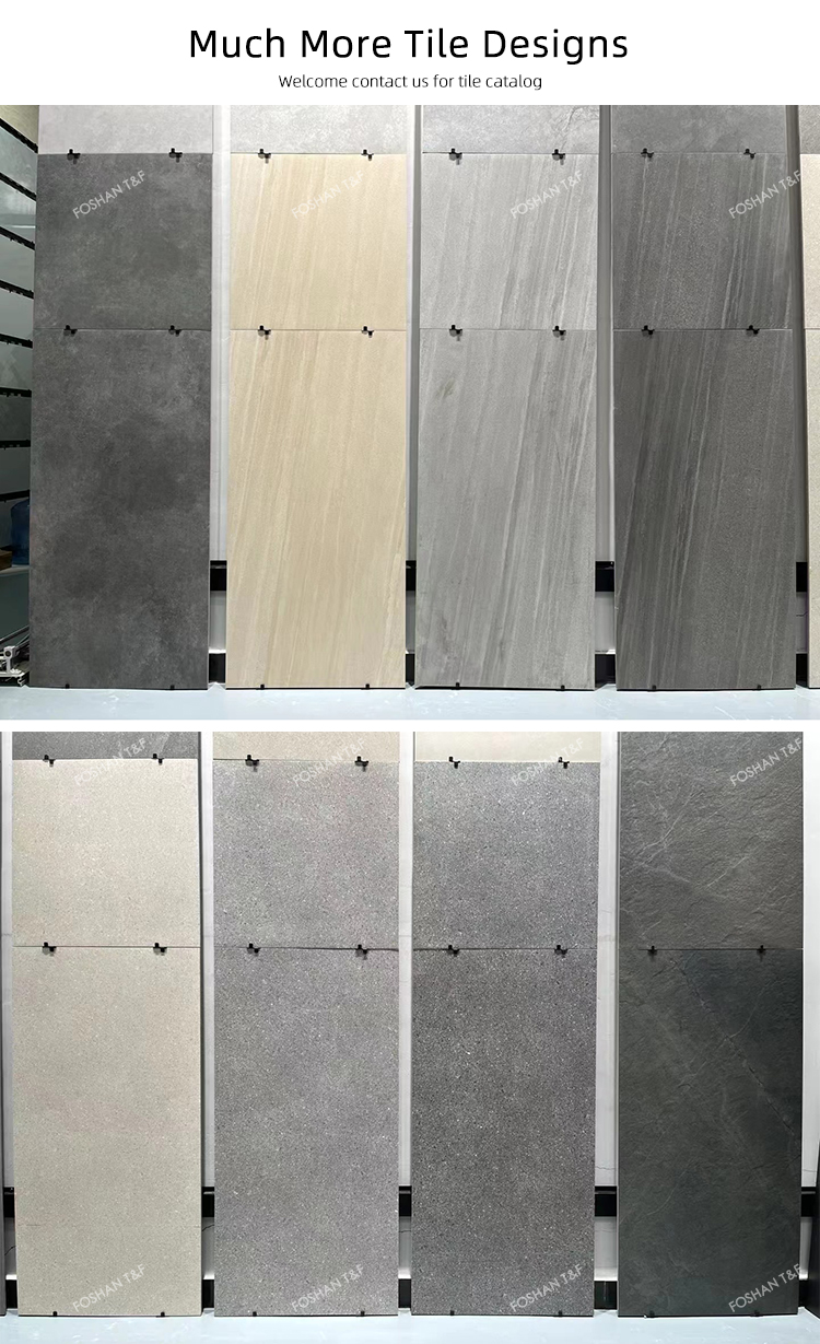 Industrial Style Non Skid Gray Matt Porcelain Porcelanite 600*600 Indoor Outdoor Rustic Floor Tiles