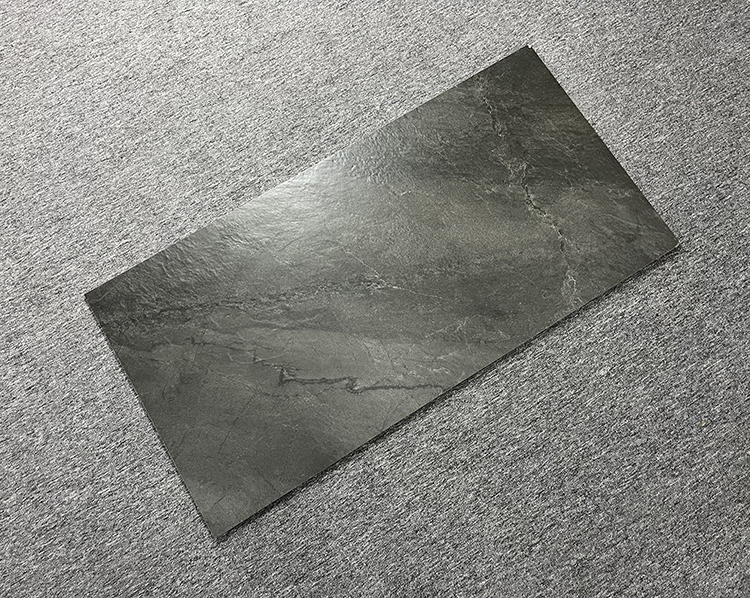 600x1200 Dark Black Gray Cement Rough Matt Finish Surface Outdoor Flooring Wall Porcelain Rustic Tiles