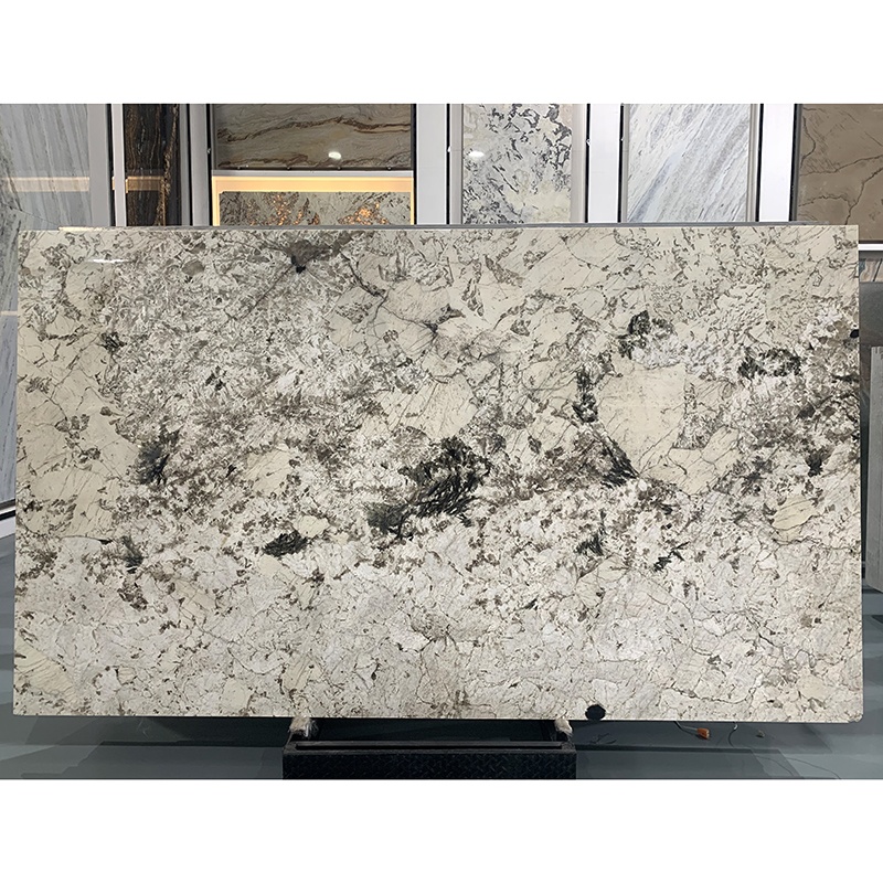 Wholesale Price Pandora White Marble Slab Patagonia Marble Slab Tile Natural Luxury Stone Brazilian Pandora Marble