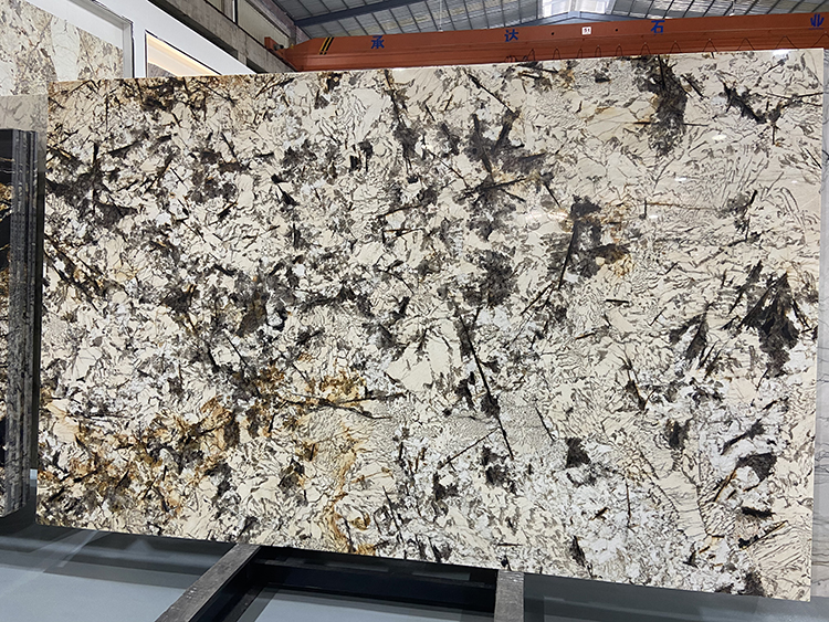 Wholesale Price Pandora White Marble Slab Patagonia Marble Slab Tile Natural Luxury Stone Brazilian Pandora Marble