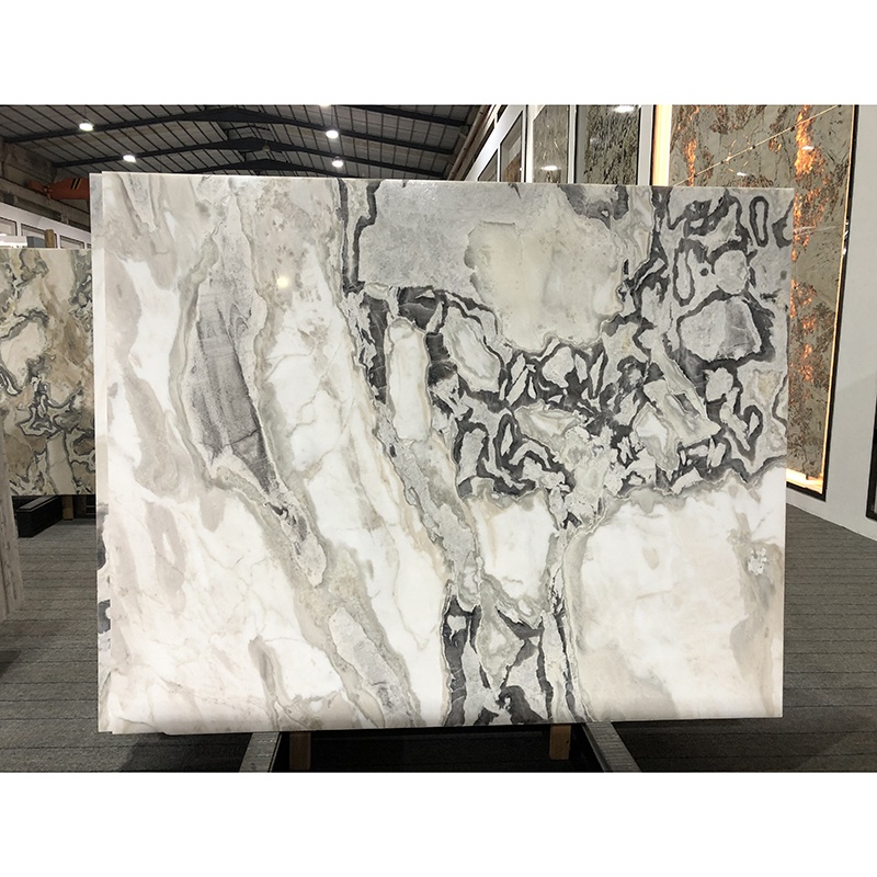 Hot Sale Imported Luxurious Brazil Pierre Naturel Wall Panel Table Countertop Green Marble Slab Tile