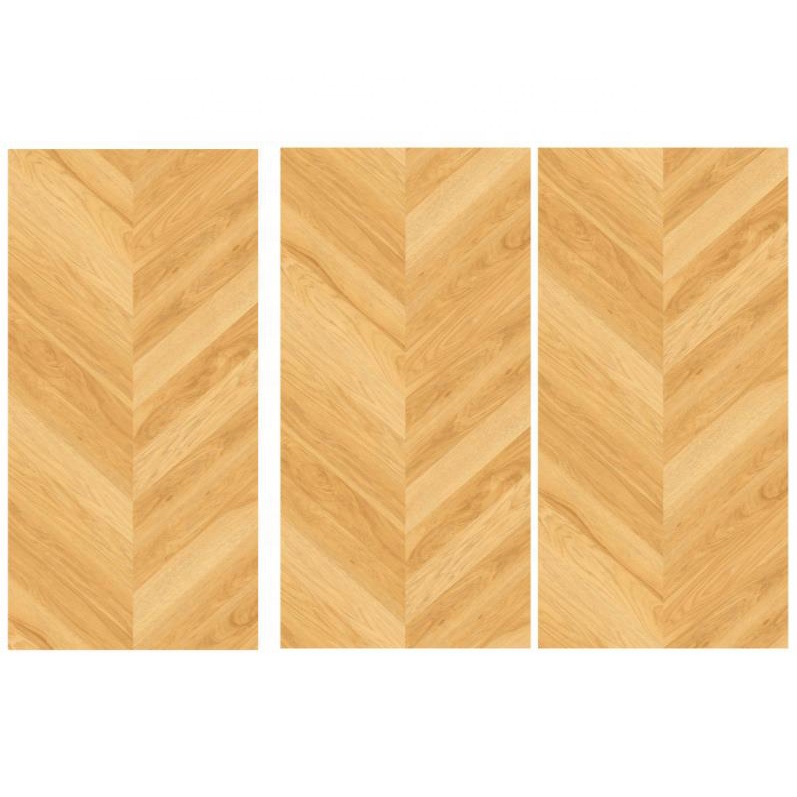 House Interior Design 600x1200mm Ceramic Brown Wood Tiles for House Porcelain Tile Wooden