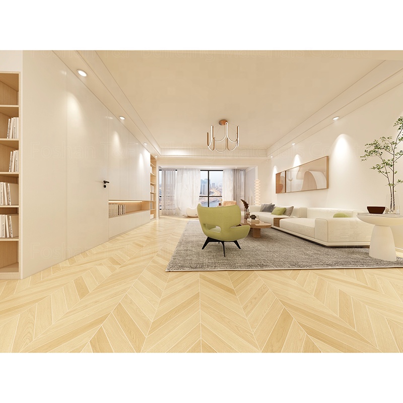 Large Size 600*1200mm Brown Glazed Wood Floor Porcelain Tile Rustic Matt Wooden Tiles for Living Room