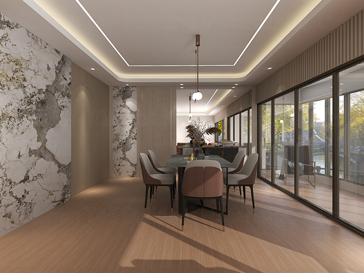 Large Size 600*1200mm Brown Glazed Wood Floor Porcelain Tile Rustic Matt Wooden Tiles for Living Room