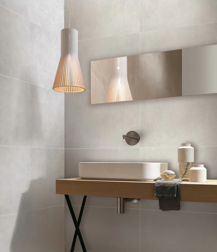 300x600 Light Grey Matt Glazed Finish Interior Bathroom Shower Kitchen Porcelain Rustic Wall Tile
