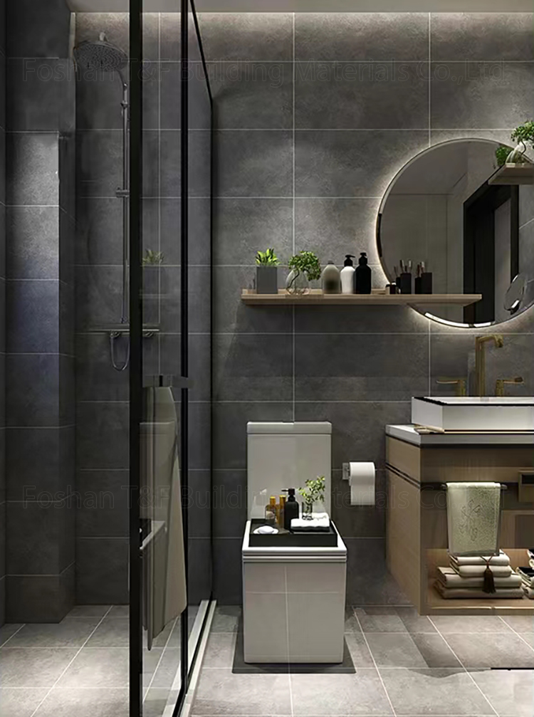 300x600 Light Grey Matt Glazed Finish Interior Bathroom Shower Kitchen Porcelain Rustic Wall Tile